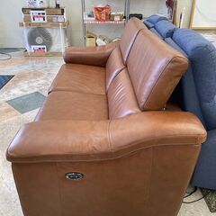 🤎ワタリジャパン 2P電動リクライニングソファ 🧡定価￥198,000🧡 本革ワイドソファ🤎198