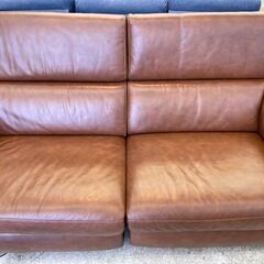 🤎ワタリジャパン 2P電動リクライニングソファ 🧡定価￥198,000🧡 本革ワイドソファ🤎198