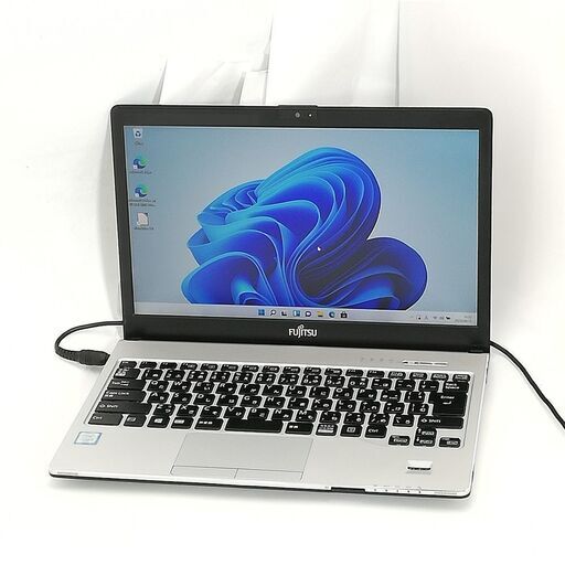 送料無料 日本製 高速SSD フルHD 13.3型 ノートパソコン 富士通 S936/P 中古良品 第6世代 Core i5 4GB DVDRW 無線 Bluetooth Webカメラ Windows11 Office