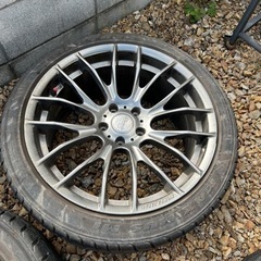 19インチ タイヤ付きアルミホイール 4本セット