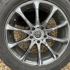 RAYS 18インチスタッドレスタイヤ付きアルミホイールセット