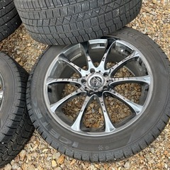 RAYS 18インチスタッドレスタイヤ付きアルミホイールセット