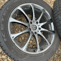 RAYS 18インチスタッドレスタイヤ付きアルミホイールセット