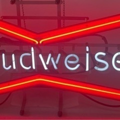 230916レトロ   ネオン管   Budweiserバドワイ...