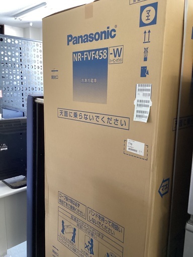 新品未使用！！Panasonicの大型冷蔵庫!!!税込み価格で149800円です！！容量451L！