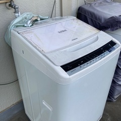 2017年製日立洗濯機無料で。