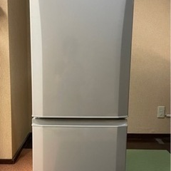 《無料》三菱2ドア冷凍冷蔵庫（146L右開き）MR-P15Y