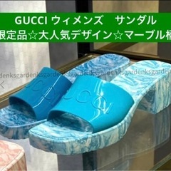 【ネット決済・配送可】ほぼ未使用☆GUCCI サンダル　ウィメン...