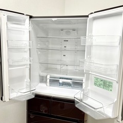 激安‼️16年製 HITACHI 6ドア冷蔵庫 R-G4800F‪🌟09241‬