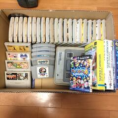 レトロゲーム35点、スーパーファミコン本体