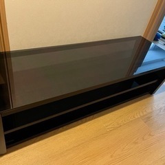 【美品】TV台 32〜55型対応(私は50型使用) 鏡面 ブラック