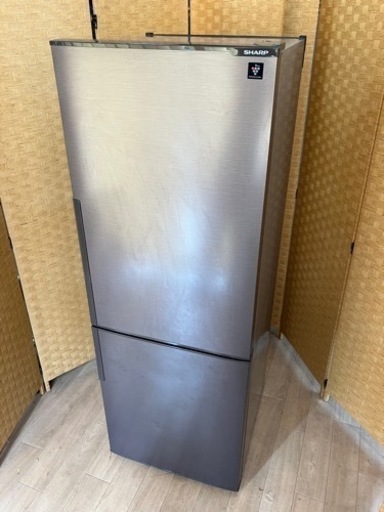 【引取】シャープ プラズマクラスター ノンフロン冷凍冷蔵庫 SJ-PD27D-T 271L 2018年製