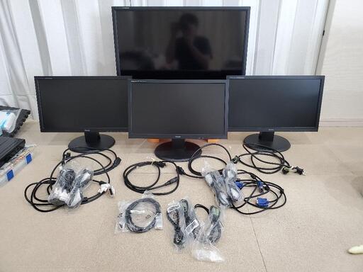 イイヤマPCモニター中古4枚セット