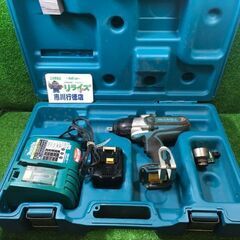 マキタ TW450D 充電式インパクトレンチ バッテリー1個付き【市川行徳店】【店頭取引限定】【中古】管理番号：ITY3XKKYY6SS マキタ TW450D 充電式インパクトレンチ バッテリー1個付き【市川行徳店