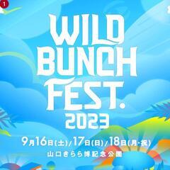 wild bunch fest.2023 9/17 2日目チケッ...