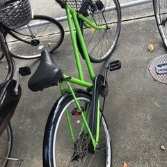 グリーンに自転車差し上げます