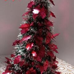 クリスマスツリー（赤、レッド）