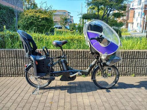 YAMAHA PAS KISS 電動自転車 8.9Ah 前後チャイルドシート・カバー付き