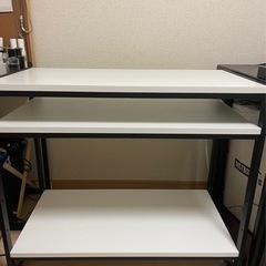 【本日締切】高さ70cm 白テレビ台