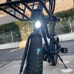 2021年購入、走行1年だけ600km、美品、ミニベロ電動アシスト