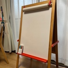 【ネット決済】IKEAイーゼル ホワイトボード＆黒板（ロール紙&...