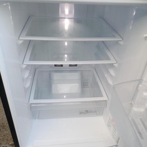 冷蔵庫　冷凍庫　三菱　MITSUBISHI　2018年製　ノンフロン　黒　0916