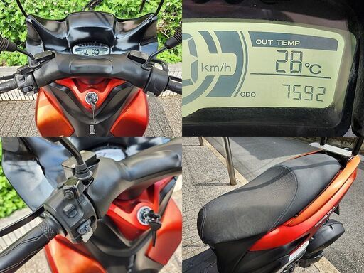 普通免許仕様もOK】トリシティ125 ZORRO製ルーフ付 低走行距離7592km SE82J