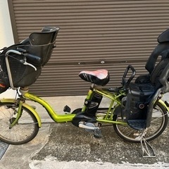 【お譲り先決定】子ども乗せ電動自転車　ギュット・ミニDX Pan...