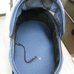 お値下げ！美品！ペット用バギーカー ネイビー 小型犬 折りたたみ可能