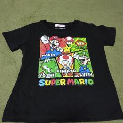 【110cm】スーパーマリオの半袖Tシャツ