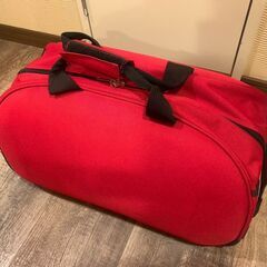 スーツケース⑤レッド　ボストンバッグ風