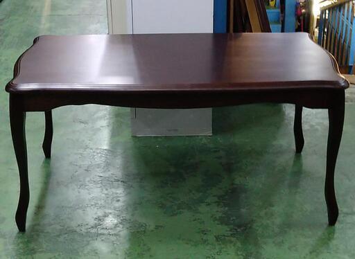 曙工芸　リビングテーブル　クレイン3017   ブラウン色　88×49×41