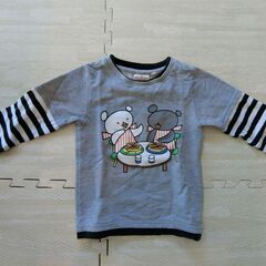 【値下げしました】子ども服　こぐまちゃん　長袖Tシャツ　100㎝...