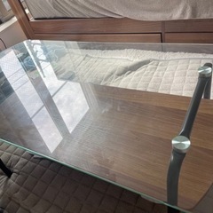 【ネット決済】ニトリ　ガラステーブル