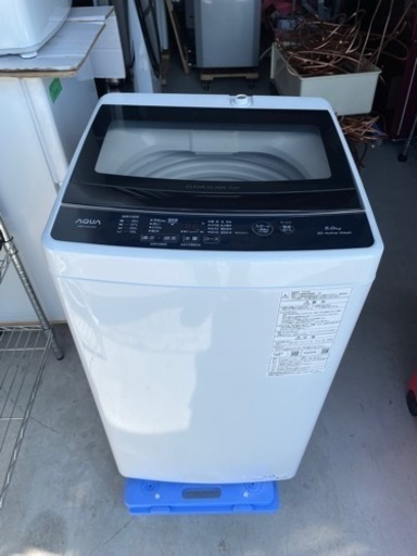 愛知近郊配送無料　長期延長保証付き　AQUA 5kg洗濯機　AQW-G5NJ  2022年製
