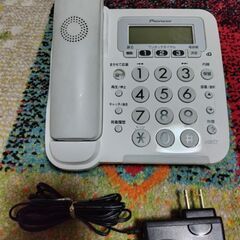 パイオニアコードレス電話機　TF-FE30　2014年製