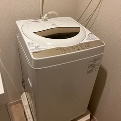 東芝　洗濯機　5kg AW-5G8 5kg  2020年製 保証付