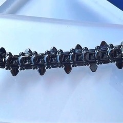 希少 スワロフスキー チョーカー ブラックライト