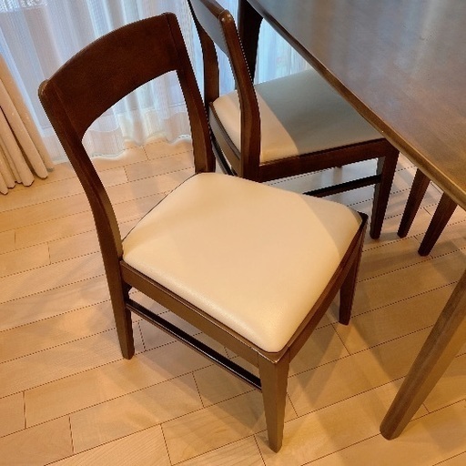 4人掛けダイニングテーブルセット | 幅150cm 5点セット | ナチュラル