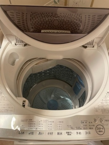 洗濯機 TOSHIBA AW-6G9(W)