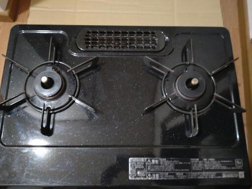 ガステーブル　2口コンロ