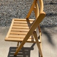 木製 折りたたみ椅子 イス チェアー 椅子 背もたれあり 収納 ...