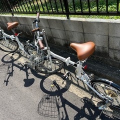 2台セット】ARUN 20インチ 折り畳み自転車 シマノ6段変速 アラン 