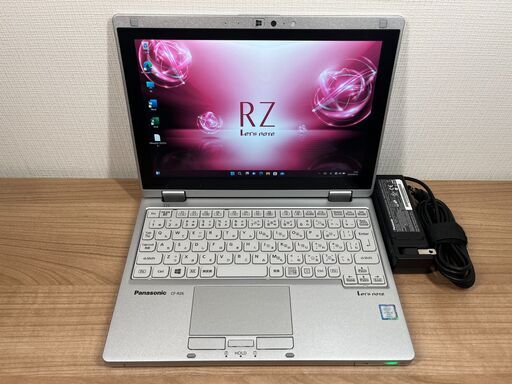 美品・Sim搭載＞　0837 超軽量 Panasonic CF-RZ6８GB/SSD256 /i5 タッチパネル　office Win11