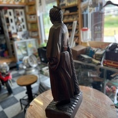 (81)🉐🉐一刀彫‼️坂本龍馬‼️置物🉐🉐👌👌