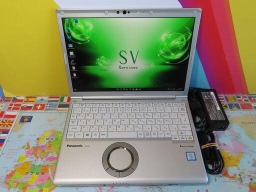 JC0901　DVD搭載・美品〉 Panasonic レッツノート CF-SV7 Windows11 office付け