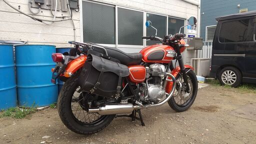 タイヤ前後 BT等新品！カワサキ W650 ビートマフラー！KAWASAKI
