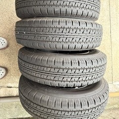 トヨタ純正13インチタイヤホイールセット