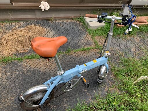 HoldOn Q1J 電動アシスト自転車 折りたたみ 14インチ スカイブルー
