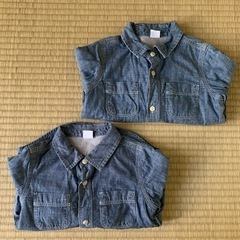 GAP デニムシャツ　3歳　100cm 2着セット